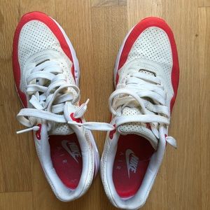 Orange/white Nike Air Max